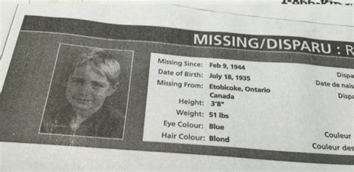 
Toronto Richard Marlow | Missing | Murder or Found 